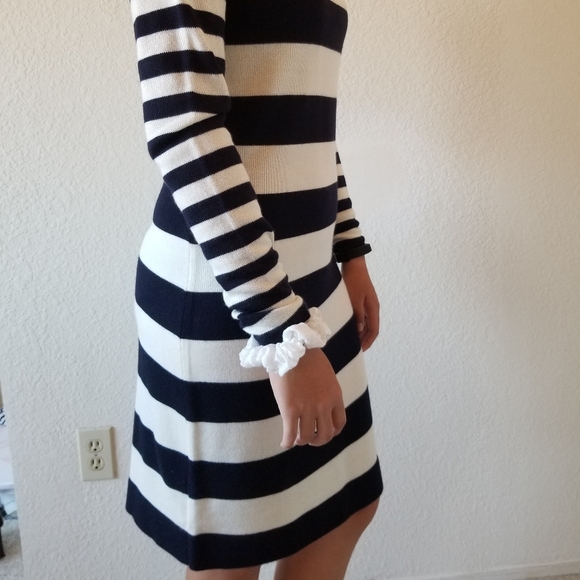 Striped Sweater Midi Dress - Picture 5 of 8